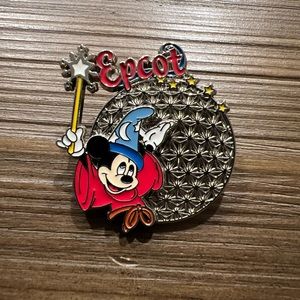 🌿Disney Epcot Scorcerer Mickey Spaceship Earth Pin Badge